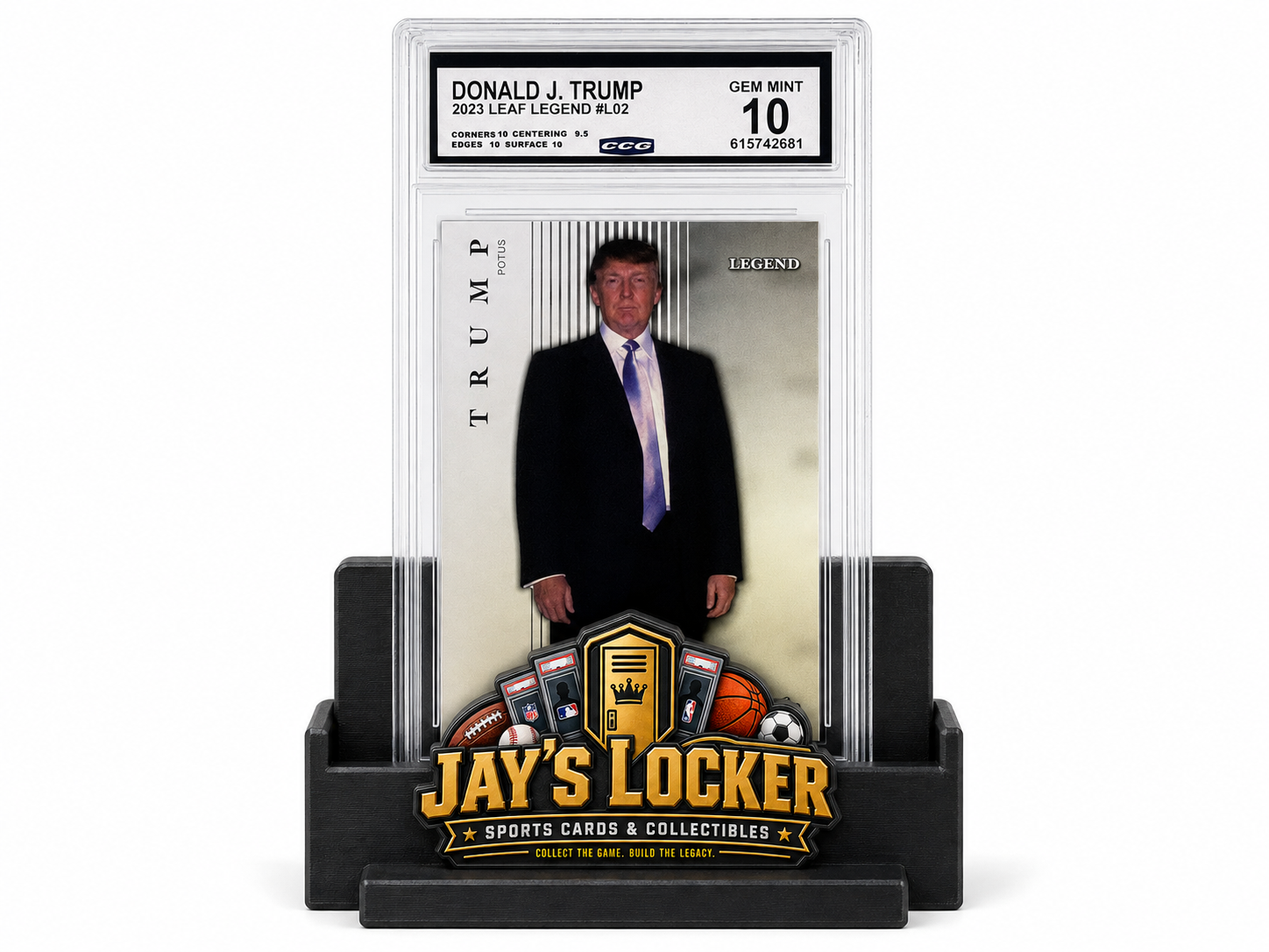 2023 Leaf Legend Donald J. Trump #L02 CCG Gem Mint 10