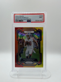 2023 Panini Prizm Saquon Barkley Red & Yellow Prizm #225 PSA 9 Mint