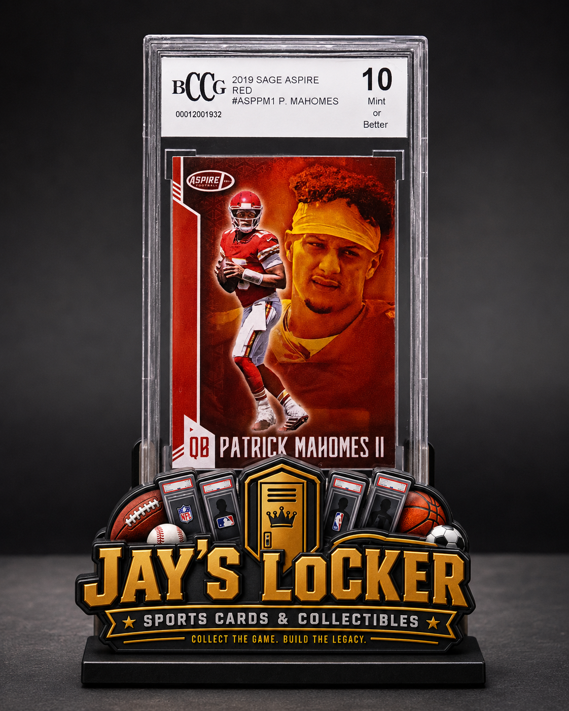 2019 SAGE Aspire Patrick Mahomes II Red #ASP-PM-1 – BCCG 10