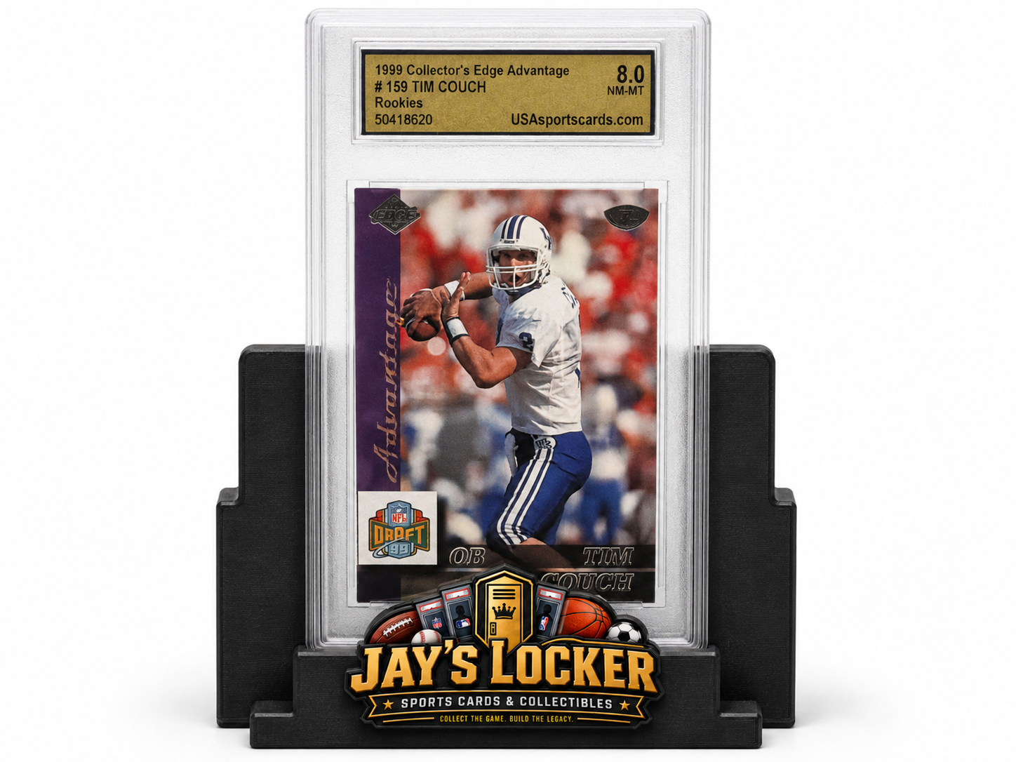 1999 Collector's Edge Advantage Tim Couch #159 Rookie RC USA Sports Cards 8