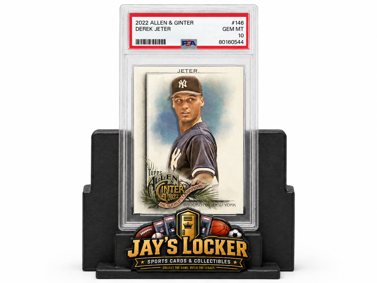 2022 Topps Allen & Ginter Derek Jeter #146 PSA 10 Gem Mint Yankees HOF