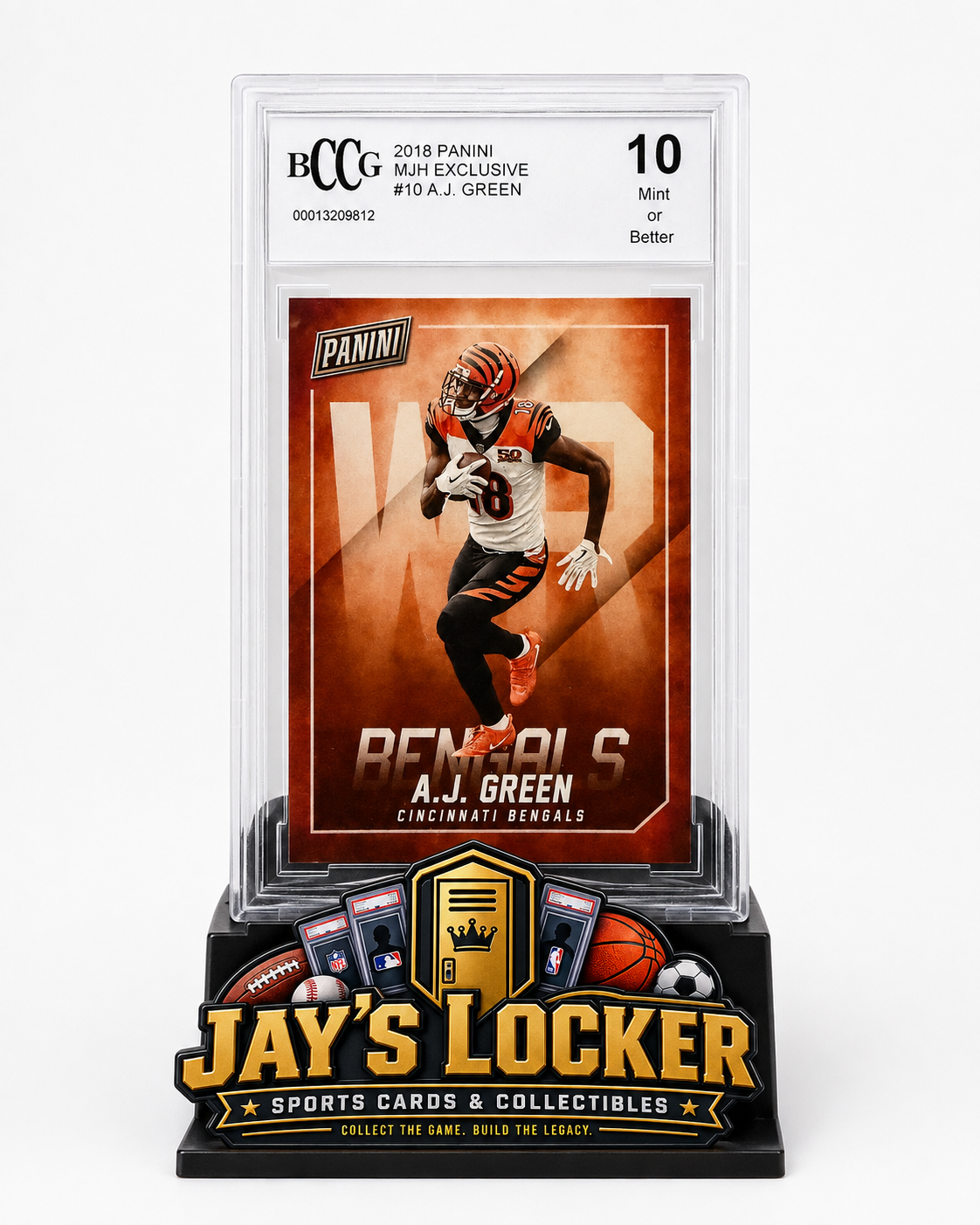 2018 Panini MJH Exclusive A.J. Green #10 BCCG 10