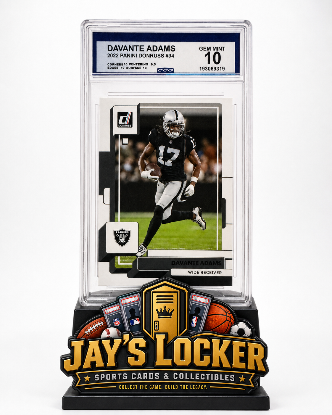2022 Donruss Davante Adams #94 CCG Gem Mint 10