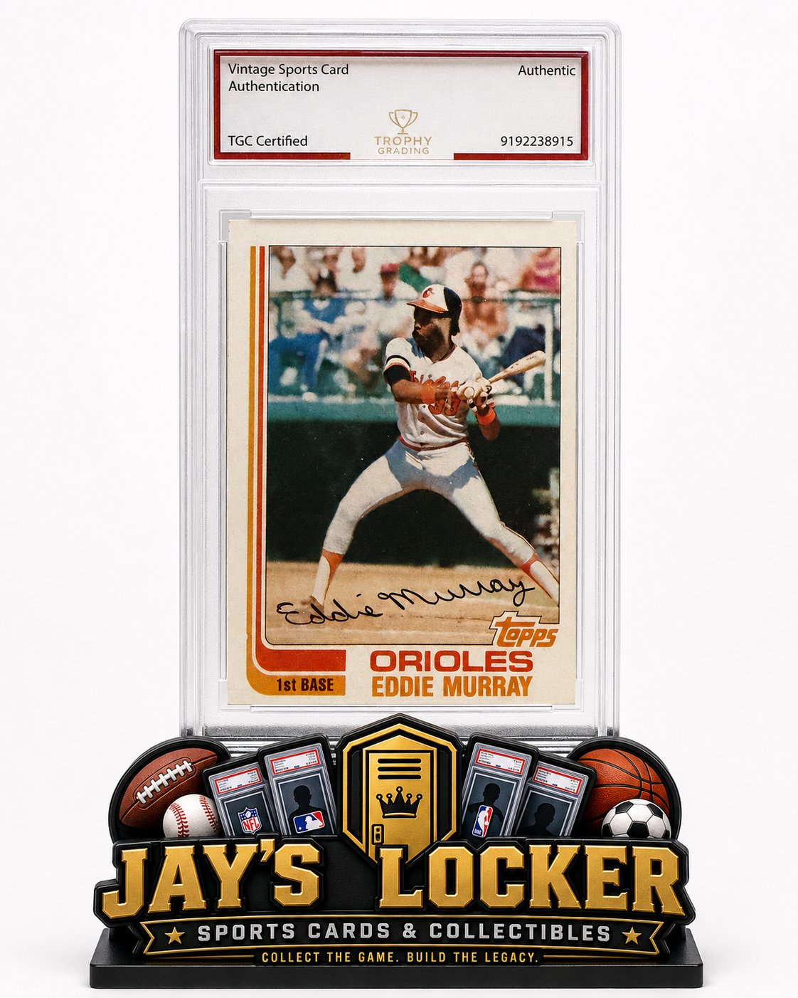 1982 Topps Eddie Murray #390 TGC Authentic