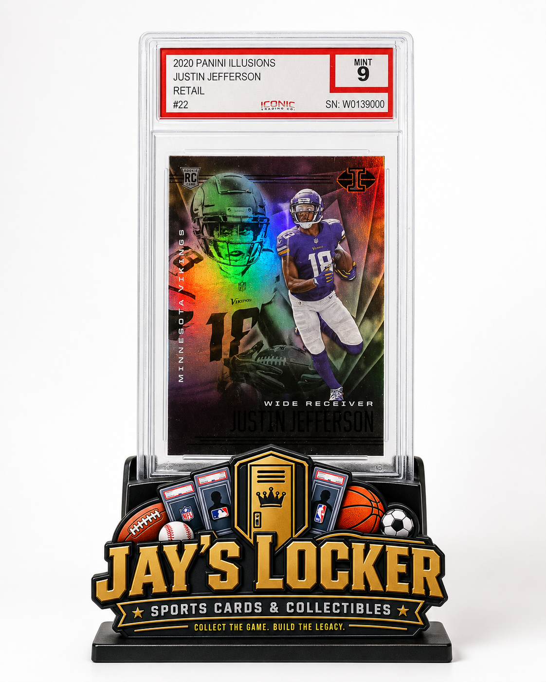2020 Panini Illusions Justin Jefferson #22 Retail RC Iconic Mint 9
