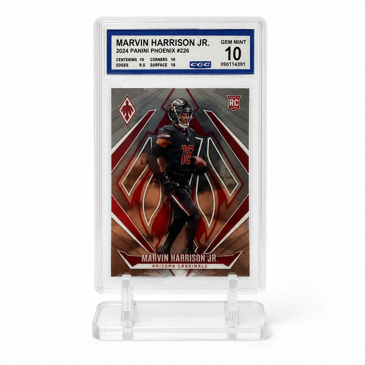 2024 Panini Phoenix Marvin Harrison Jr. RC #226 CCG 10 Gem Mint Arizona Cardinals