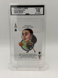 Caitlin Clark Hero Decks Iowa Ace of Spades CCG Gem Mint 10