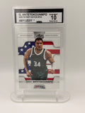 2026 Leaf Patriot Edition Giannis Antetokounmpo #P23 CCG Gem Mint 10