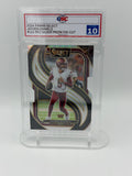 2024 Panini Select Jayden Daniels Silver Prizm Die-Cut #112 RC GSC 10