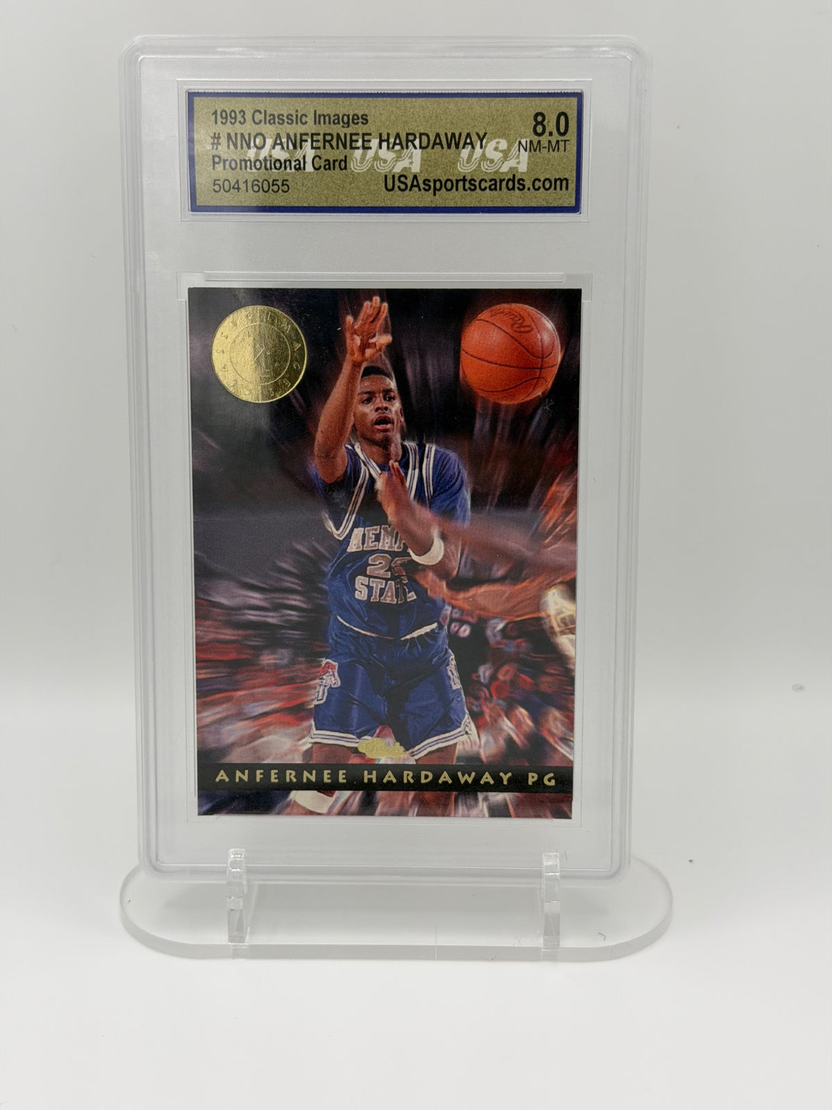 1993 Classic Images Anfernee Hardaway Promotional Card USA Sports Cards 8